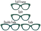 Green Starstruck Magnetic Metal Topper | Compatible with Pair Eyewear | Ships in 3 Business Days or less | All 30+ Top Frame Styles Avail.