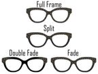 Black Starstruck Magnetic Metal Topper for Pair Eyewear Top Frames
