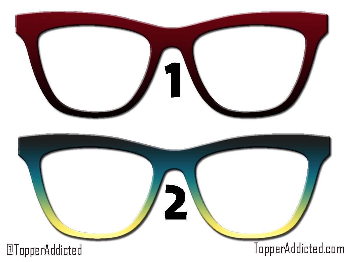 Gradient Metal Magnetic Glasses Toppers – 13 Styles – Subtle to Bold Colors – Everyday & Formal Wear – Pair Eyewear Top Frame Compatible
