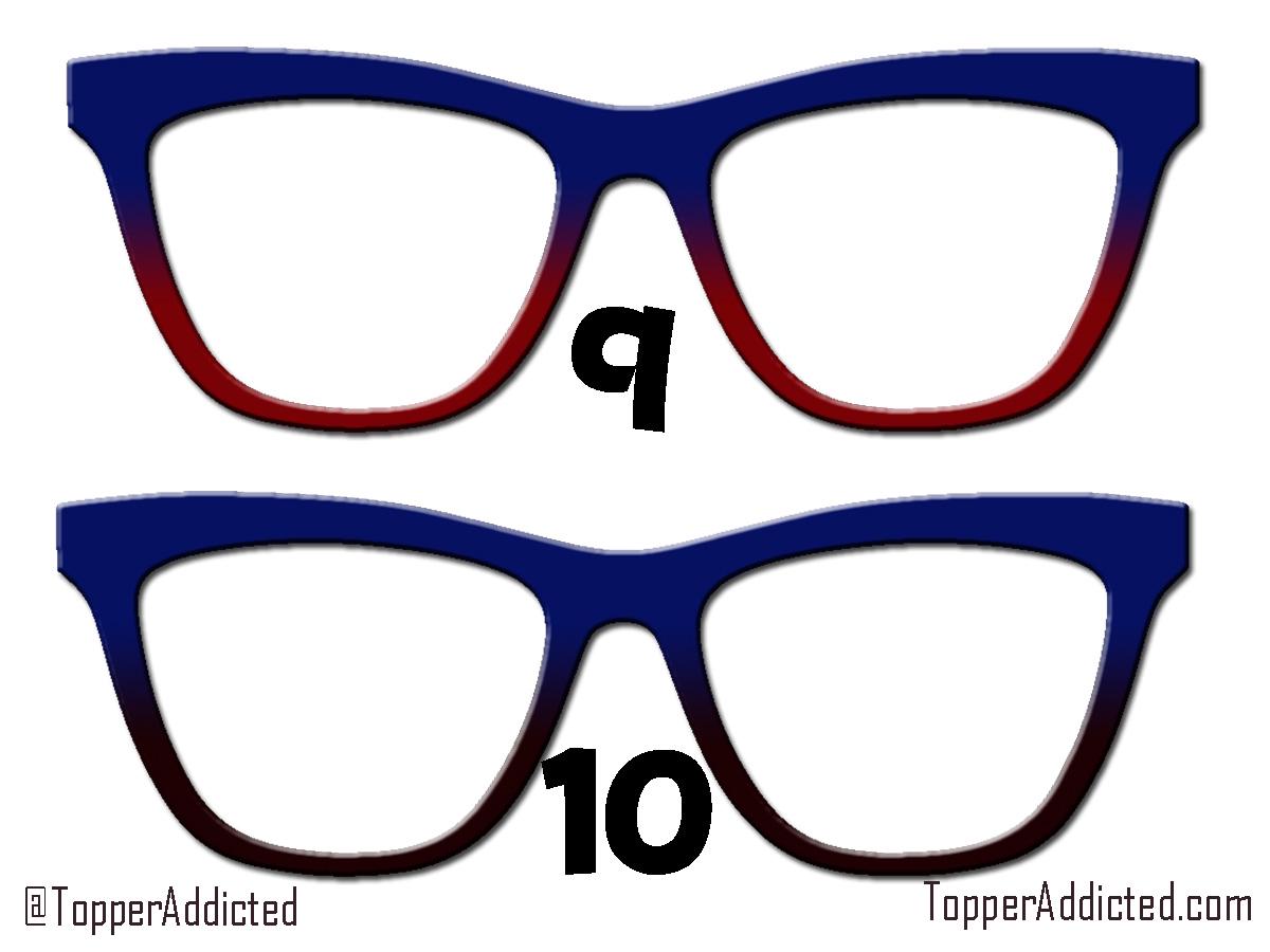 Gradient Metal Magnetic Glasses Toppers – 13 Styles – Subtle to Bold Colors – Everyday & Formal Wear – Pair Eyewear Top Frame Compatible