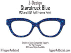 Cosmic Blue Starstruck Magnetic Metal Topper | Compatible with Pair Eyewear | Ships FAST