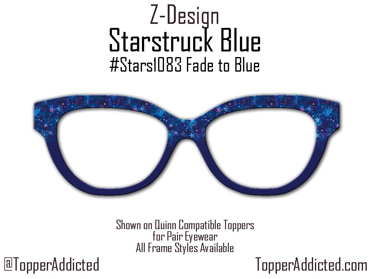 Cosmic Blue Starstruck Magnetic Metal Topper | Compatible with Pair Eyewear | Ships FAST