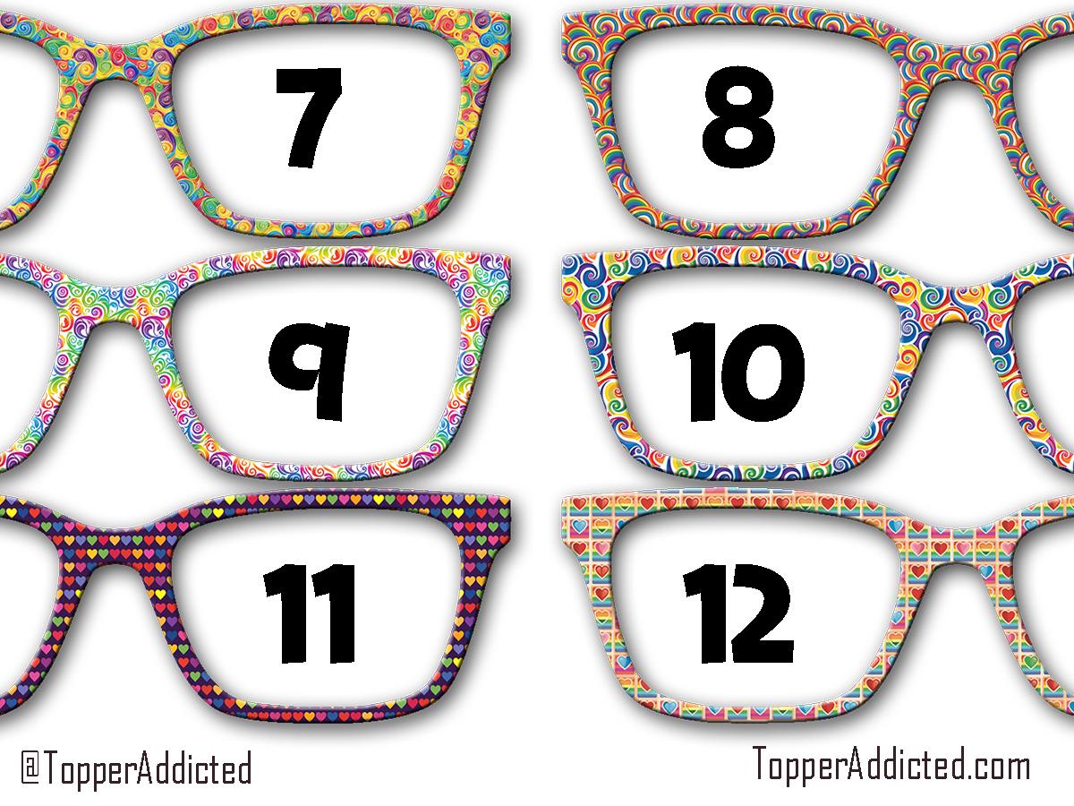 Pride Parade Collection of Metal Magnetic Toppers for Pair Eyewear | 12 Unique Patterns | All Styles | Fast Shipping. LGBTQ+ Rainbows