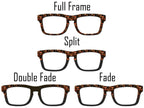 Fox & Fungi - Woodland Fox + Mushroom Pattern Metal Magnetic Eyewear Topper for Pair Eyewear Top Frames - Cottagecore
