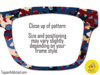 Stars, Stripes & Stealth – Red White and Blue Camo Magnetic Topper for Pair Eyewear | Lightweight Metal Toppers shipped FAST from the USA.