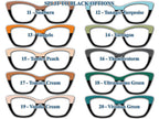 Solid Color Splits Topper Collection – 20 Bold & Fashionable Options + Choose Your Own with a Custom Hex Code! Pair Eyewear Compatible