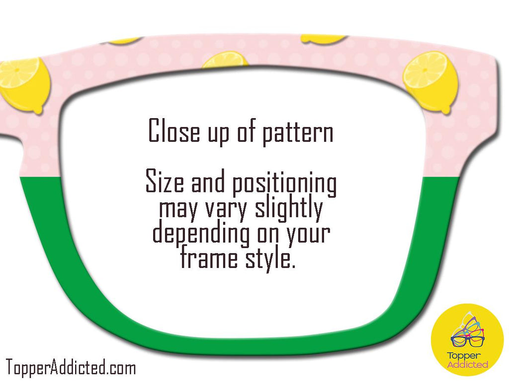 Summertime Lemons Pink and Watermelon Green for Pair Eyewear | Bold Summer Look for a Fresh outlook and a joyful topper for your glasses.