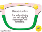 Summertime Lemons Pink and Watermelon Green for Pair Eyewear | Bold Summer Look for a Fresh outlook and a joyful topper for your glasses.