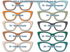 Solid Color Topper Collection – 20 Bold & Fashionable Options + Choose Your Own with a Custom Hex Code! Pair Eyewear Compatible