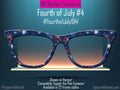 Fireworks Patriotic Topper for Pair Eyewear – 4th of July