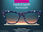 Fireworks Patriotic Topper for Pair Eyewear – 4th of July