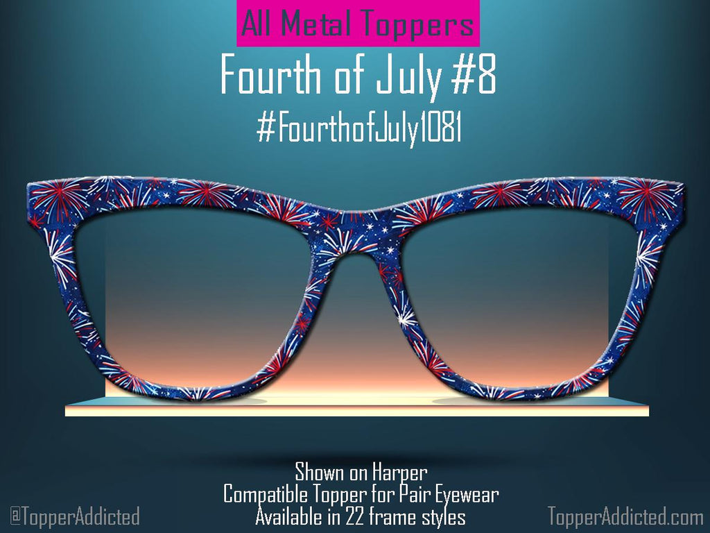 Fireworks 4th of July Topper – Patriotic Pair Eyewear