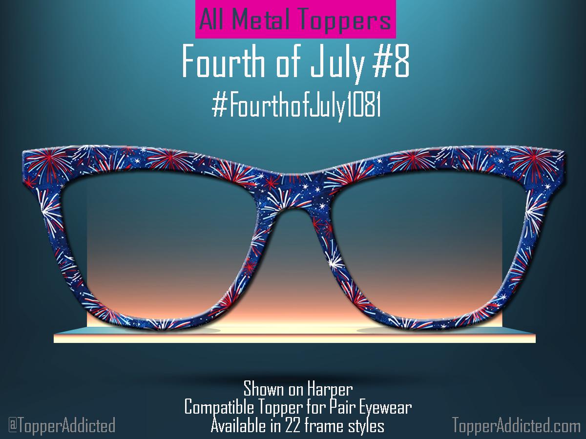 Fireworks 4th of July Topper – Patriotic Pair Eyewear