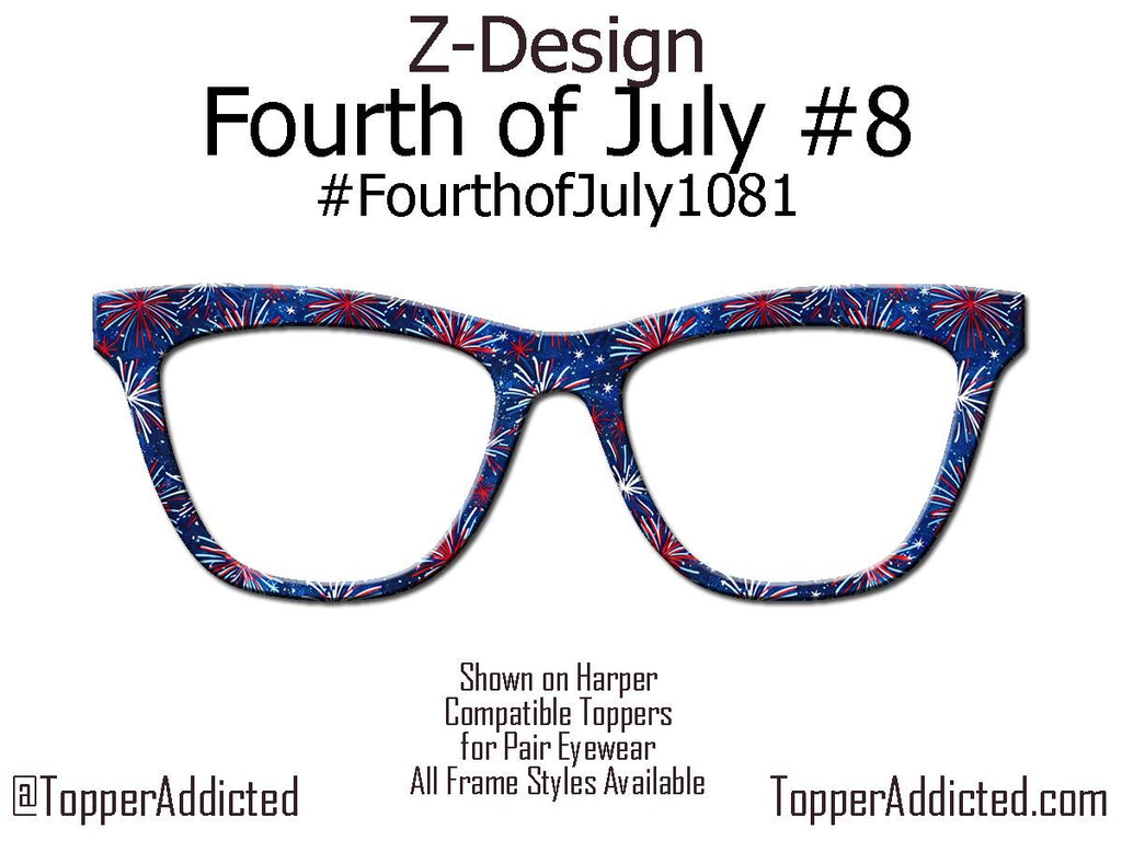 Fireworks 4th of July Topper – Patriotic Pair Eyewear