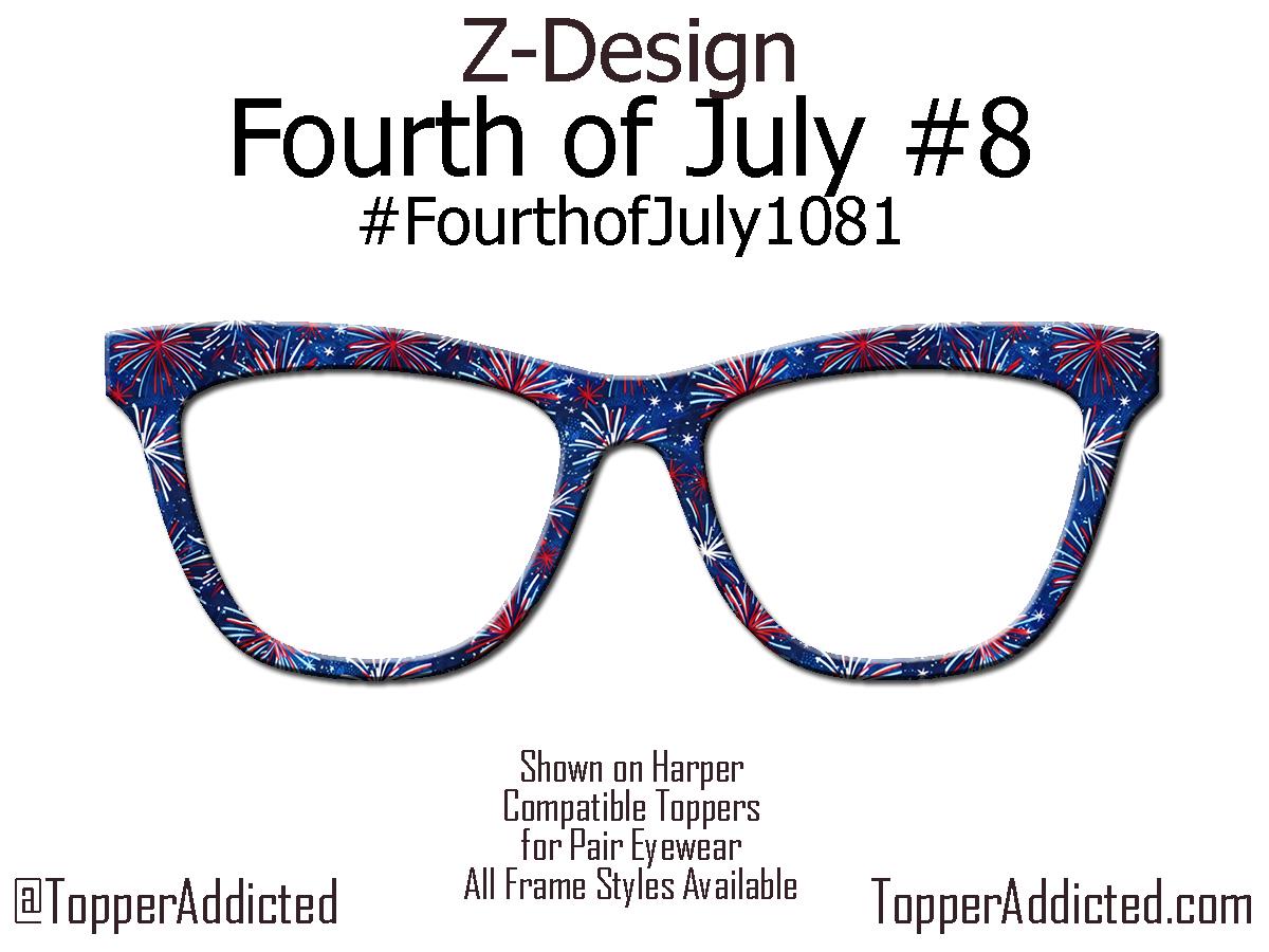 Fireworks 4th of July Topper – Patriotic Pair Eyewear