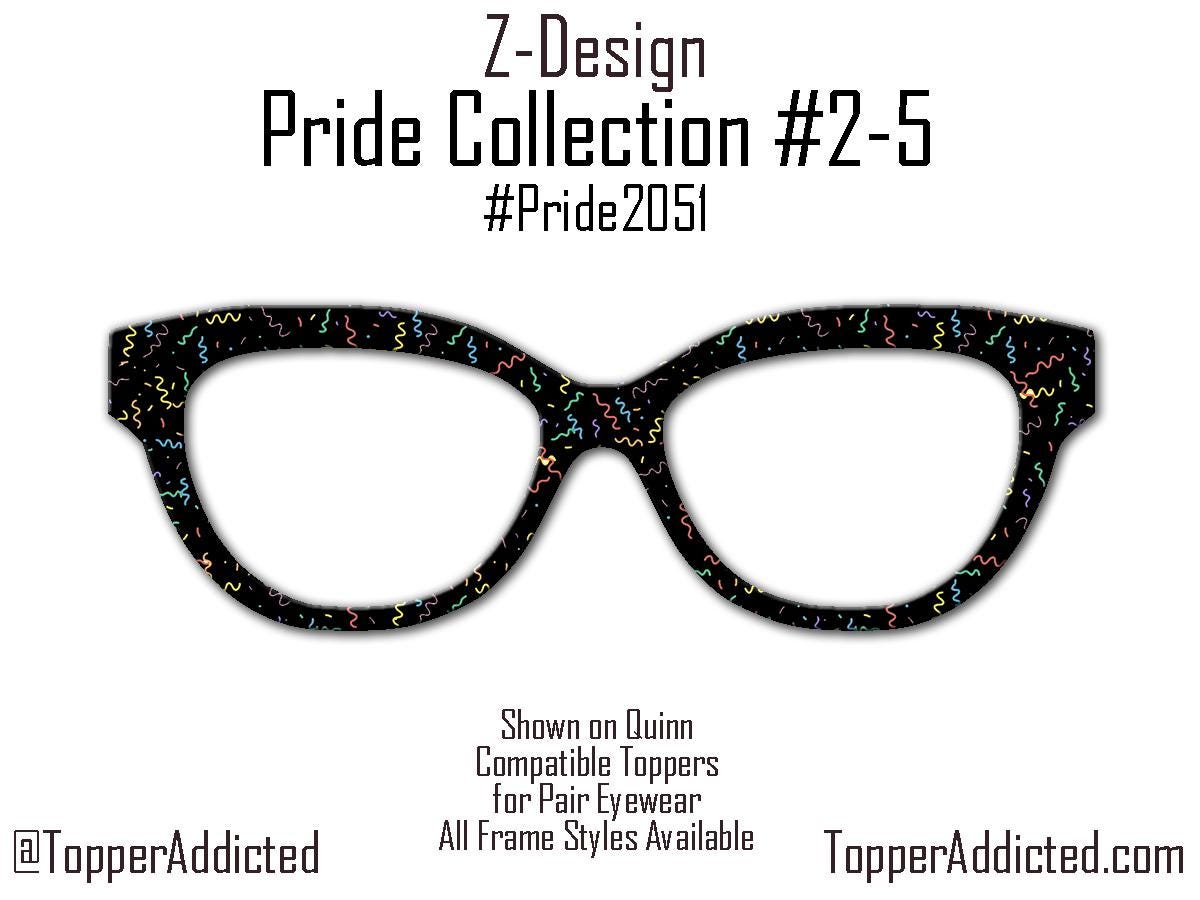 Confetti After Dark - Pride 2-5 - Magnetic Pride Topper - Ships FAST. Pride Month LGBTQ Pride, Rainbow Confetti