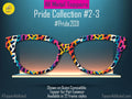 Neon Catwalk - Pride 2-3 - Metal Pride Topper - Ships FAST. Pride Month LGBTQ Pride, Bright Rainbow Animal Print, Be Proud - Be Fierce