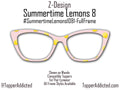 Summertime Lemons Pink and Watermelon Green for Pair Eyewear | Bold Summer Look for a Fresh outlook and a joyful topper for your glasses.