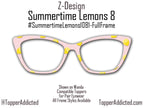 Summertime Lemons Pink and Watermelon Green for Pair Eyewear | Bold Summer Look for a Fresh outlook and a joyful topper for your glasses.