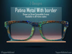 Pair Eyewear Compatible Topper Starter Bundle - Get three toppers bundled at a special price. Copper Patina, Van Gogh and Solid Colors