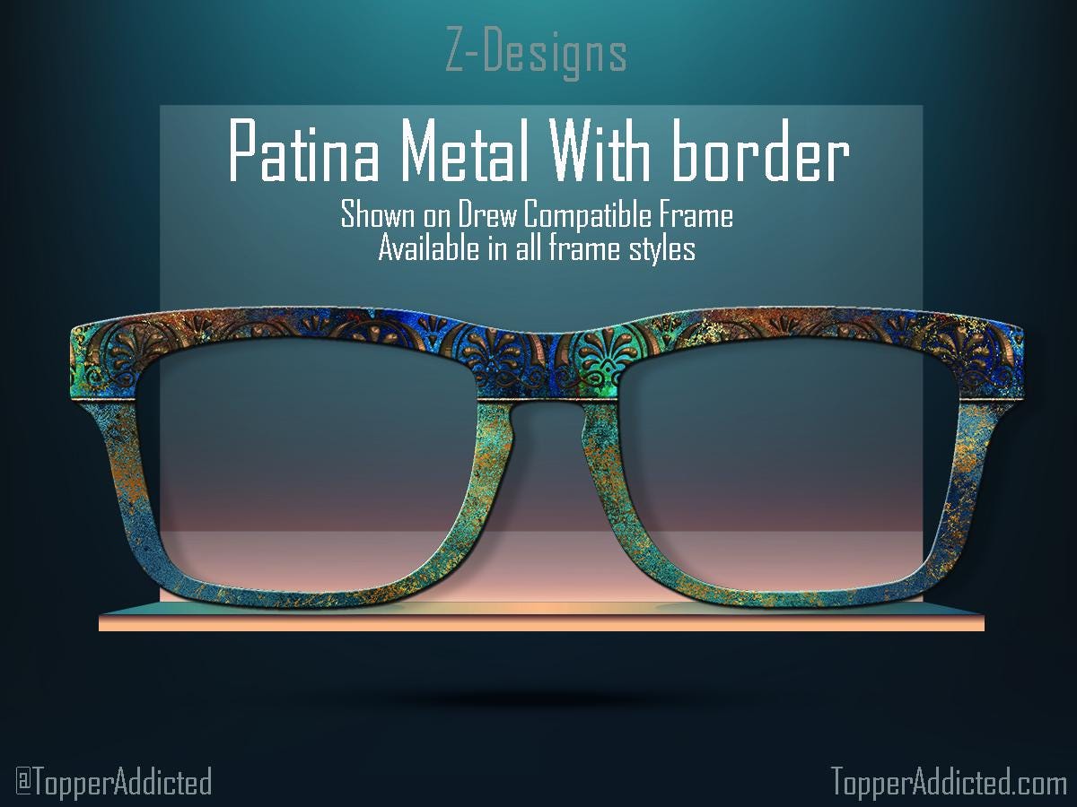 Pair Eyewear Compatible Topper Starter Bundle - Get three toppers bundled at a special price. Copper Patina, Van Gogh and Solid Colors