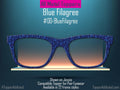 Blue Filagree Metal Topper for Pair Eyewear – Magnetic Glasses Accessory for Men or Women | Compatible with All Frame Styles - Ships FAST!