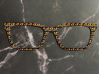 Groovy Love - Pride 2-15 Magnetic retro rainbow hearts and waves on Black for Pair Eyewear - Ships FAST. Pride Month Topper-Top Frame