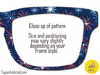 Fireworks Patriotic Topper for Pair Eyewear – 4th of July