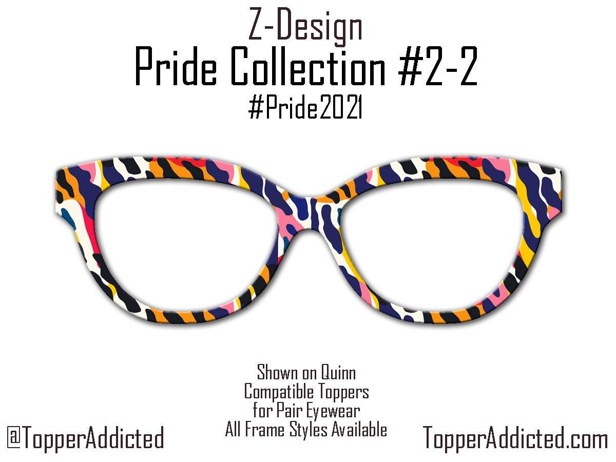 Dreamsicle Safari Pride 2-2 - Metal Pride Topper - Ships FAST. Pride Month LGBTQ Pride, Rainbow Animal Print, Stand out and stand up