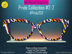 Dreamsicle Safari Pride 2-2 - Metal Pride Topper - Ships FAST. Pride Month LGBTQ Pride, Rainbow Animal Print, Stand out and stand up
