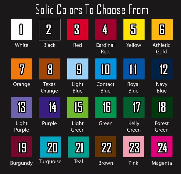 Solid Color Topper Collection – 20 Standard Colors + Choose Your Own with Custom Hex Code! Pair Eyewear Compatible. Fade or Split by request