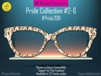 United in Love - Pride 2-6 - Magnetic Pride Topper - Ships FAST. Pride Month LGBTQ Pride, Rainbow Confetti