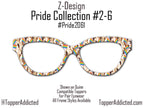 United in Love - Pride 2-6 - Magnetic Pride Topper - Ships FAST. Pride Month LGBTQ Pride, Rainbow Confetti