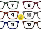 Classic Tortoiseshell Collection #3 – 12 Bold Tortoise Shell Styles – Metal Magnetic Toppers for Pair Eyewear - Daily Wear Toppers