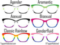 Pride Flag Toppers for Pair Eyewear | Metal Magnetic Fronts