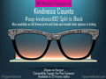 Kindness Counts Pair Eyewear Magnetic Toppers – Word Cloud Design, Black & White, Full Frame, Special pricing for next 50 sold.