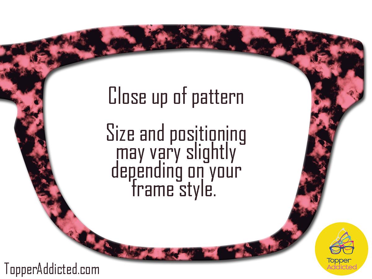 Pink Tortoiseshell Topper for Pair Eyewear - Classic Daily Wear vibes - Ships FAST. Classy Pink TortShell with a beautiful everyday look.
