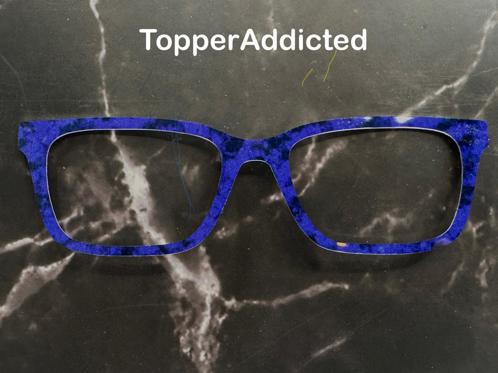 Blue Tortoiseshell Topper for Pair Eyewear - Classic Daily Wear Metal Topper -Ships FAST. Dark Blue TortShell with a stunning everyday look