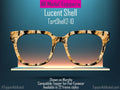Lucent Shell - Tortoiseshell inspired magnetic toppers for pair eyewear. Fast Shipping - Top Quality Metal Toppers - fastest shipping!