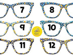 Mediterranean Tiles 1 Collection | 12 Blue & Yellow Tile-Inspired Patterns for your Pair Eyewear Compatible Metal Toppers.