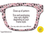 Witch, Please | Pink Witchy Pattern Magnetic Topper for Pair Eyewear | All Metal | Crystal Ball, Tarot & Occult Accessories | Cute and FAST.