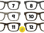 Steampunk glasses toppers for Pair Eyewear in paisley patterns with magnetic metal fronts and custom Victorian steampunk accessories