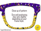 Marching Band Glasses Toppers for Pair Eyewear in School Colors Custom Band Parent Gift Spirit Wear Accessory Band Mom Band Dad Flair