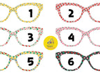 Christmas Lights magnetic toppers for Pair Eyewear holiday glasses accessories festive frame toppers in metal fast shipping for the Holiday