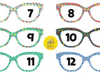 Christmas Lights magnetic toppers for Pair Eyewear holiday glasses accessories festive frame toppers in metal fast shipping for the Holiday