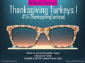 Thanksgiving turkeys toppers for Pair Eyewear frames fall leaves pumpkins plaid autumn magnetic toppers holiday eyewear accessories
