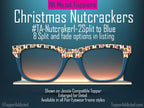 Christmas Nutcracker Pair Eyewear Toppers Holiday Frames Magnetic Metal 8 Split Fade Options Topper Addicted Shipped FAST from Texas USA