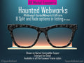 Haunted Webworks Spider Toppers | Halloween Spiderweb Toppers for Pair Eyewear Lightweight Metal Magnetic Frames - Fast Shipping