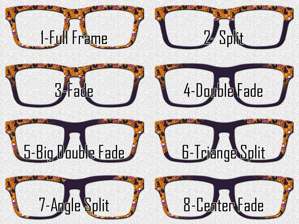 Halloween Toppers - Witches Hats, Cauldrons & Cats – Magnetic Metal Toppers for Pair Eyewear. Shipped fast and ready to wear.
