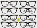Neon Nightmare Webs Pair Toppers | Colorful Spiderweb Toppers for Pair Eyewear Magnetic Frames Lightweight Metal Topper Frames Fast Shipping